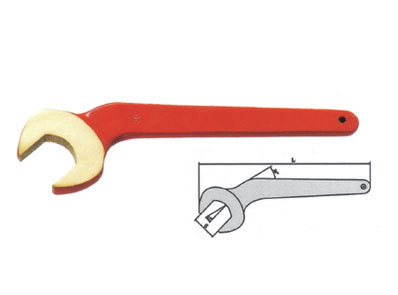 Explosion-proof curved handle wrenches