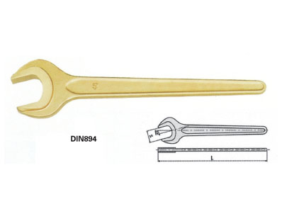 Explosion-proof single head wrenches