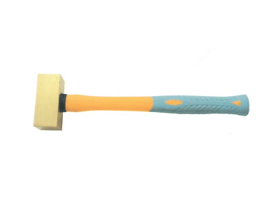 Brass with plastic handle side hammer