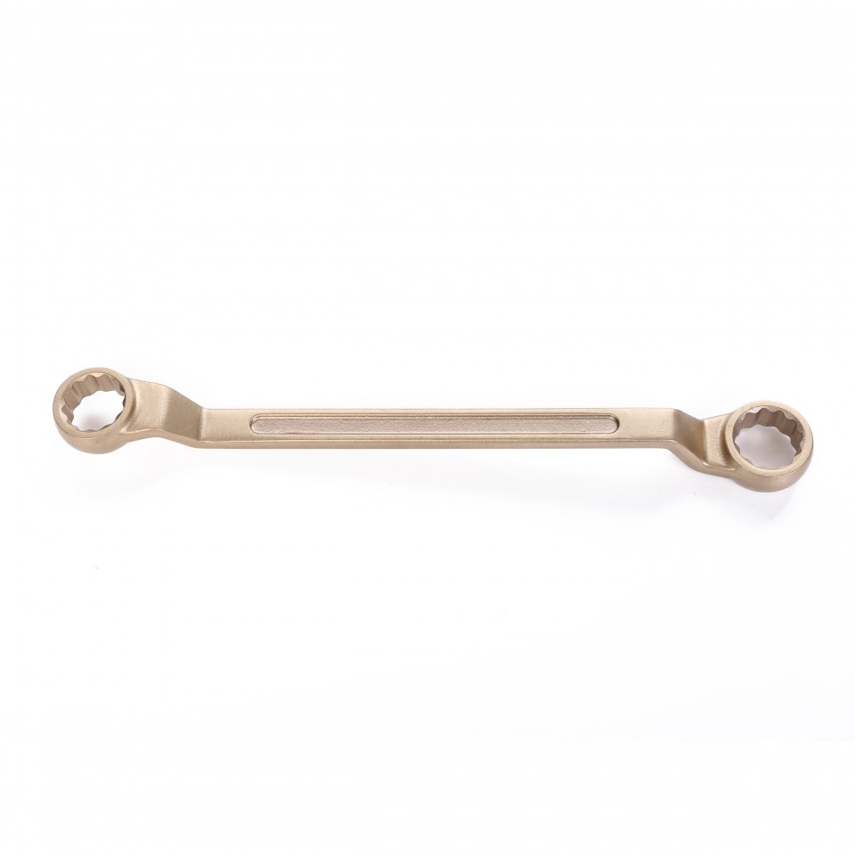 Non-sparking Beryllium Copper Aluminium Bronze Double Ended Offset Ring Wrenches