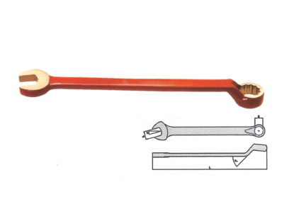 Explosion-proof high neck stayed plum combination wrenches