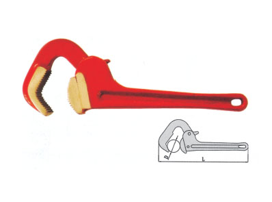 Explosion-proof quick grip pipe wrench