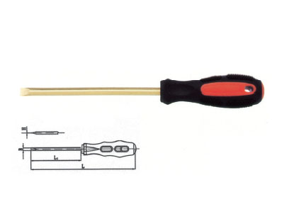 The explosion-proof electrical slotted screwdriver