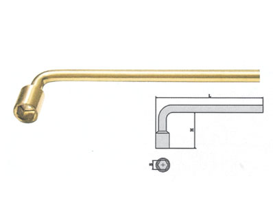 Explosion-proof L type socket wrench