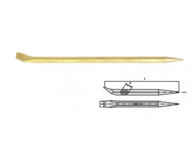 Explosion-proof hexagonal tip crowbar