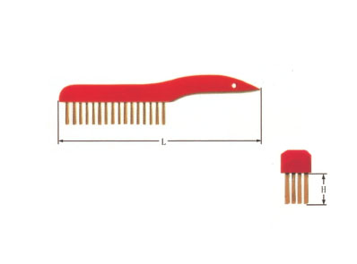 The explosion-proof curved handle brush