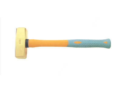 Brass plastic handle German-style octagonal hammer