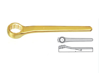 Explosion-proof 15 ° single head box wrench