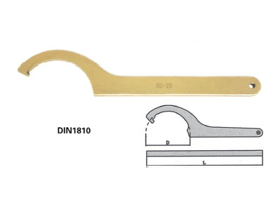 Explosion-proof hook wrench