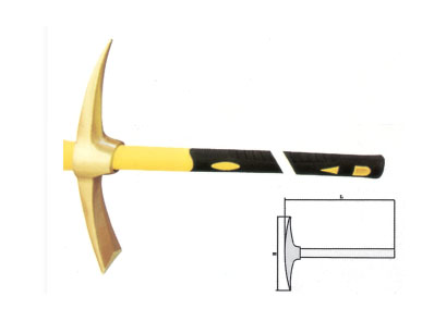 Explosion-proof mounted handle pickaxe