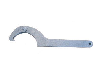 Adjustable hook wrench