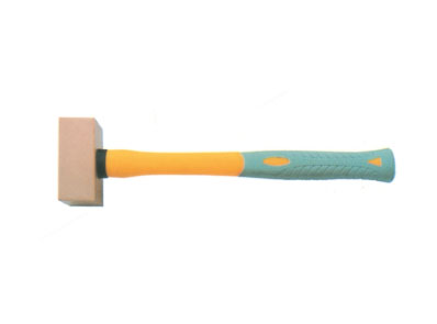Copper plastic handle side hammer
