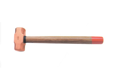 Copper wooden handle octagonal hammer