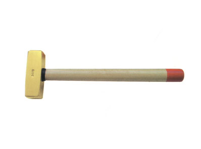 Brass wooden handle German-style octagonal hammer