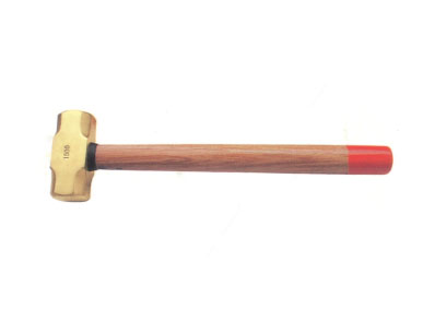 Brass Sledge Hammer with wooden handle