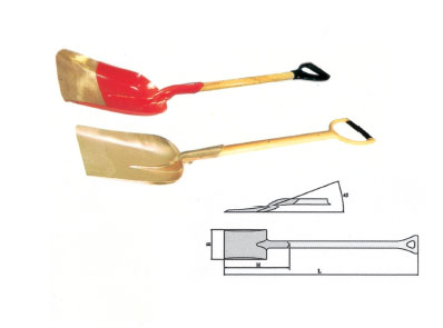 Explosion-proof equipment handle coal shovel