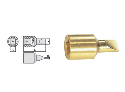 Proof screwdriver connector