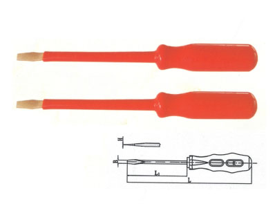 Explosion-proof slotted insulated screwdriver